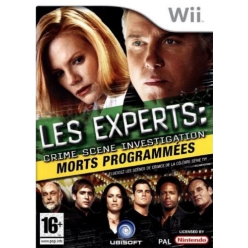 LES EXPERTS CRIME SCENE INVESTIGATION MORTS PROGRAMMEES WII AVEC NOTICE 