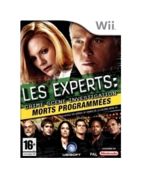 LES EXPERTS CRIME SCENE INVESTIGATION MORTS PROGRAMMEES WII AVEC NOTICE 