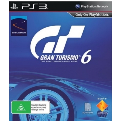 Gran Turismo 6 PS3 sans notice 