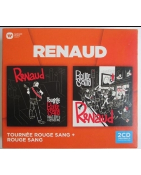 RENAUD SÉCHAN - ÉDITION LIMITÉE CD X 2 "TOURNÉE ROUGE SANG + ROUGE SANG" CD