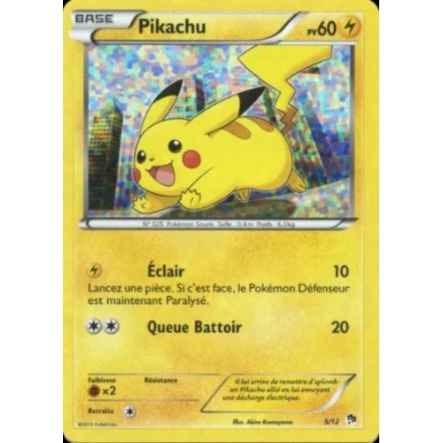 PIKACHU 60PV 5/12