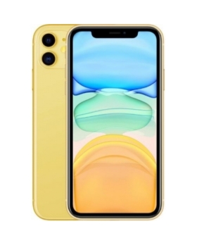 IPHONE 11 JAUNE GRADE B 64GO BATTERIE:100% (NON ORIGINE) ECRAN:NON ORIGINAL