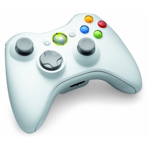 MANETTE SANS FIL BLANCHE OFFICIELLE XBOX 360