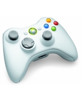 MANETTE SANS FIL BLANCHE OFFICIELLE XBOX 360