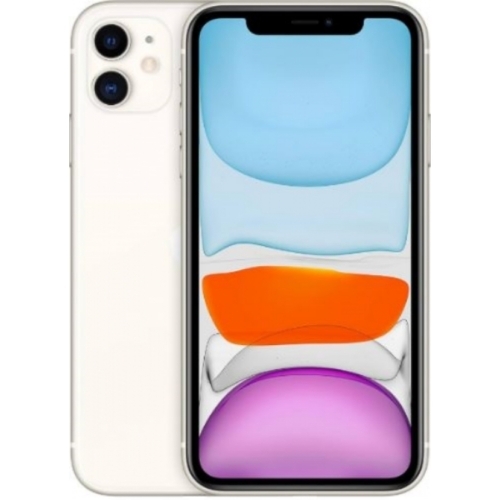 IPHONE 11 128GO BLANC 4G ECRAN:NON ORIGINAL BATTERIE:100%