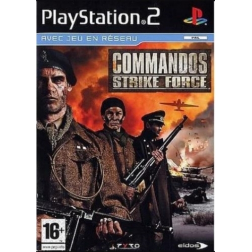 COMMANDOS STRIKE FORCE PS2 AVEC NOTICE 
