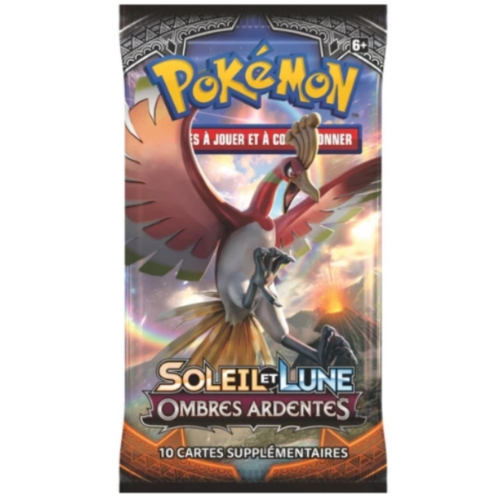 BOOSTER POKEMON SOLEIL ET LUNE OMBRES ARDENTES ILLUSTRATION HO-OH