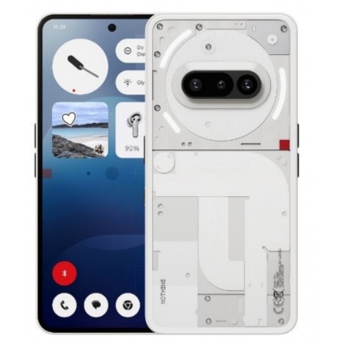 Nothing Phone 3a BLANC 5G Dual SIM RAM:12GO 256GO 50MPX ECRAN:AMOLED 6.77''(120HZ) PLAY STORE