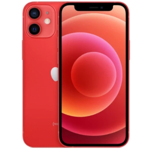 IPHONE 12 MINI 128GO 5G ROUGE BATTERIE:100% + COQUE ET VERRE TREMPE OFFERT