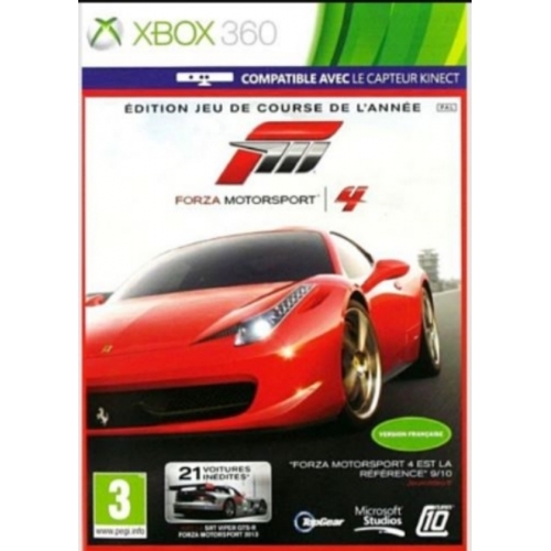 Forza Motorsport 4 xbox 360 avec notice