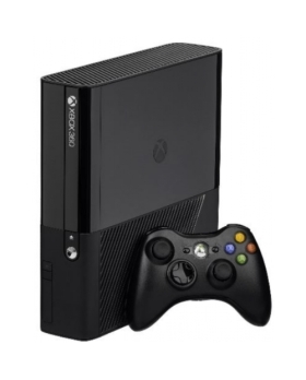 XBOX 360 ULTRA SLIM 250GO COMPLETE MANETTE OFFICIELLE NOIR