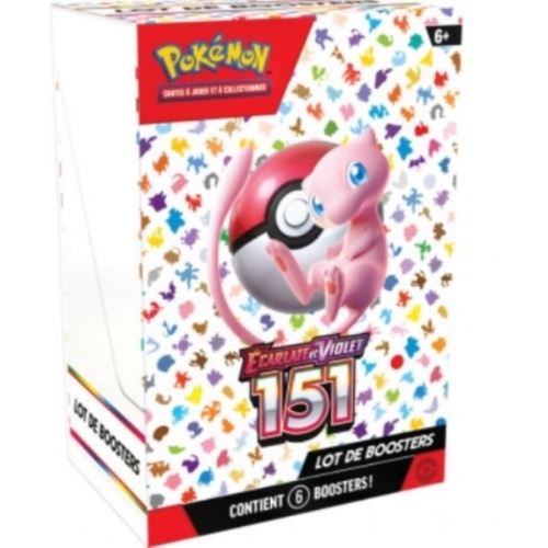 BUNDLE CARTE POKEMON 151 (6 BOOSTERS)