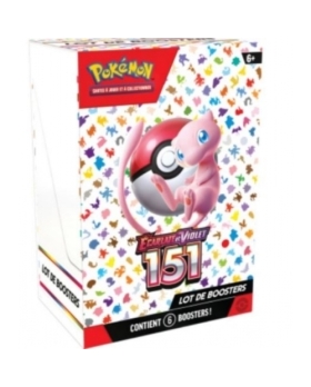 BUNDLE CARTE POKEMON 151 (6 BOOSTERS)