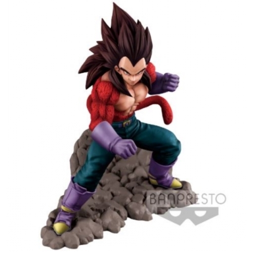 FIGURINE DRAGON BALL GT - SS4 Vegeta On the Rock - 16cm