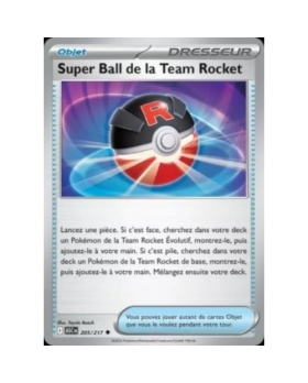 SUPER BALL DE LA TEAM ROCKET 205/217