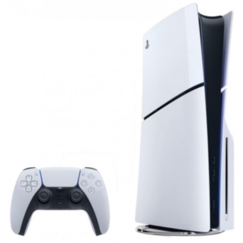 PS5 SLIM STANDARD AVEC LECTEUR 825GOSSD MANETTE OFFICIELLE COMPLETE CHROMA PEARL