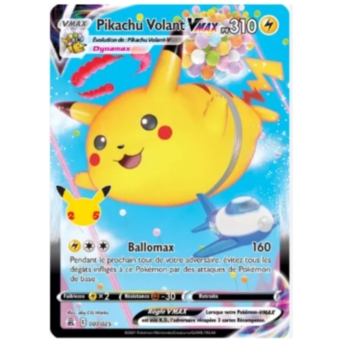 PIKACHU VOLANT VMAX PV310 007/025