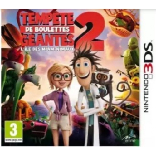 Tempête De Boulettes Géantes 2 : L'ile Des Miam-nimaux 3DS