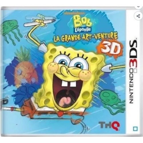 BOB L'EPONGE : LA GRANDE ART'VENTURE 3DS
