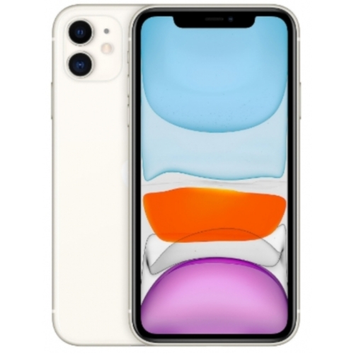 IPHONE 11 64GO BLANC 4G BATTERIE:100% ECRAN:NEUF NON ORIGINAL