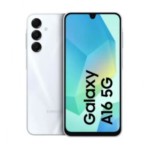 SAMSUNG GALAXY A16 5G BLANC 128GO 5G RAM:4GO 50MPX ECRAN:AMOLED(120HZ) BATTERIE:5000MAH