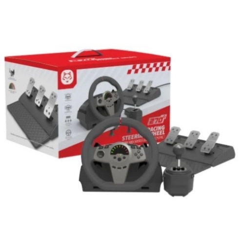 VOLANT/PEDALIER/LEVIER DE VITESSE MULTIPLATEFORME ANGLE:270°/VIBRATION DU MOTEUR