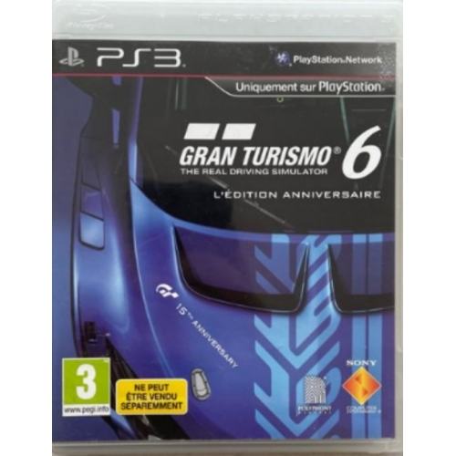 GRAN TURISMO 6 EDITION ANNIVERSAIRE PS3 AVEC NOTICE