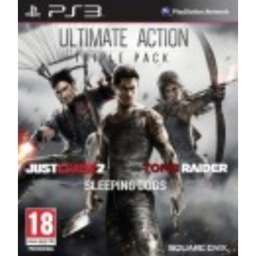 Action Pack - Tomb Raider + Just cause 2 + Sleeping Dogs AVEC NOTICE PS3