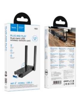 CLE WIFI SANS FIL USB à double antenne HI34 WiFi6 600MBPS