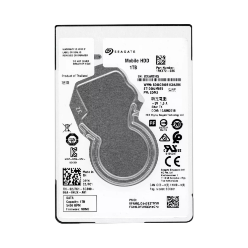 DISQUE DUR SEAGATE 1TB SDC001 HDD