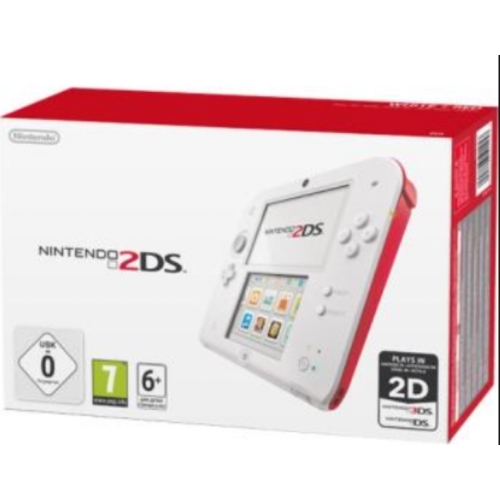 NINTENDO 2DS BLANC&ROUGE