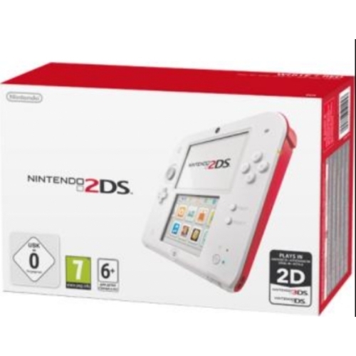 NINTENDO 2DS BLANC&ROUGE