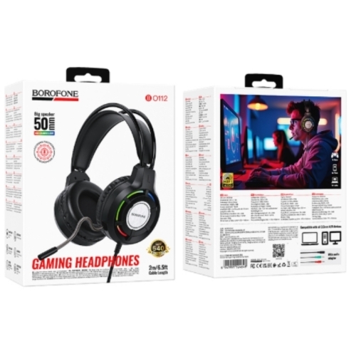 CASQUE GAMIER FILAIRE B0112 HOCO PS4/PS5/PC/XBOX/SWITCH
