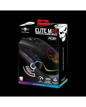 ELITE M20 SOURIS SANS FIL RECHARGEABLE / 4800 DPI / 6 BOUTONS / LOGICIEL 