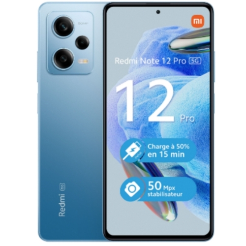 REDMI NOTE 12 PRO 4G BLEU 128GO 108MPX RAM:6GO ECRAN:6.67'(AMOLED 120HZ)
