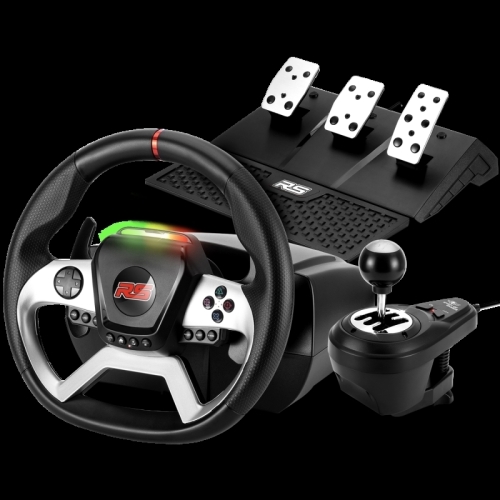 RACE WHEEL PRO 1080RS - VOLANT RETOUR DE FORCE AVEC BOITE DE VITESSE MULTIPLATEFORME NEUF 