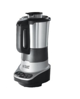 Blender chauffant Russell Hobbs Soup Maker 2 en 1 800 W Argent et Noir