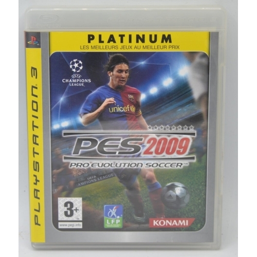 Pes 2009 PS3 PLATINUM AVEC NOTICE 
