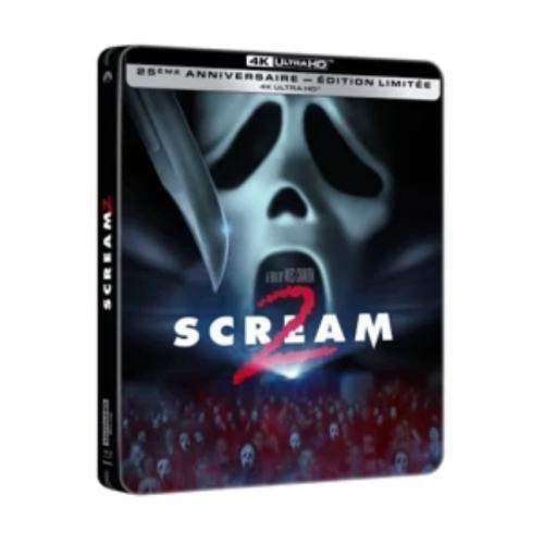 Scream 2 [4K Ultra HD-Boîtier SteelBook limité-25ème Anniversaire] dvd 