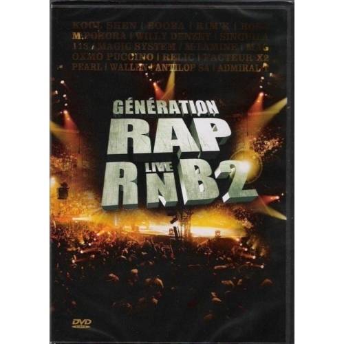 Génération RAP RNB2 Live - Concert enregistré à Paris Bercy le 18 décembre 2004 DVD 