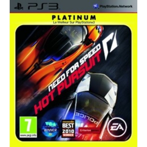 NEED FOR SPEED HOT POURSUIT EDITION PLATINUM PS3 AVEC NOTICE