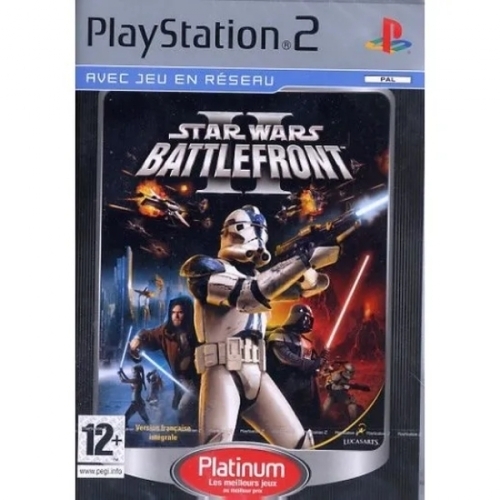 STAR WARS 2 BATTLEFRONT PLATINUM AVEC NOTICE PS2