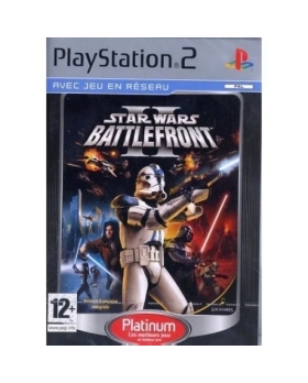 STAR WARS 2 BATTLEFRONT PLATINUM AVEC NOTICE PS2