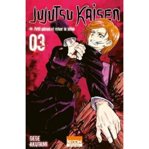 JUJUTSU KAISEN TOME 3 RETOUR DU BATON MANGA 