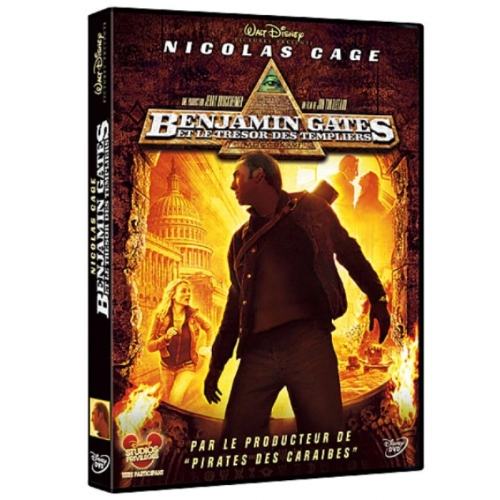 Benjamin Gates et le trésor des Templiers dvd 