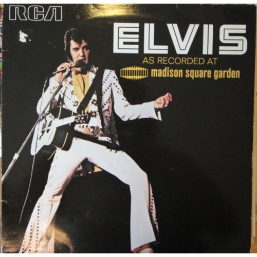 ELVIS PRESLEY AS RECORDED AT MADISON SQUARE GARDEN VINYLE 33T