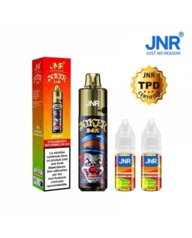 Joker 24000 Puffs 20mg - JNR - Arôme : Strawberry Watermelon Ice +2 flacons de 10 ml 