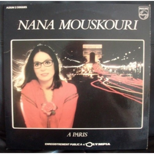 Nana Mouskouri – A Paris - Enregistrement Public A L'Olympia vynile