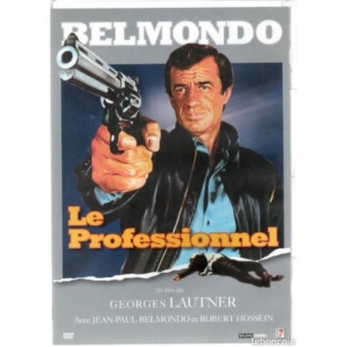 BELMONDO LE PROFESSIONNEL DVD 