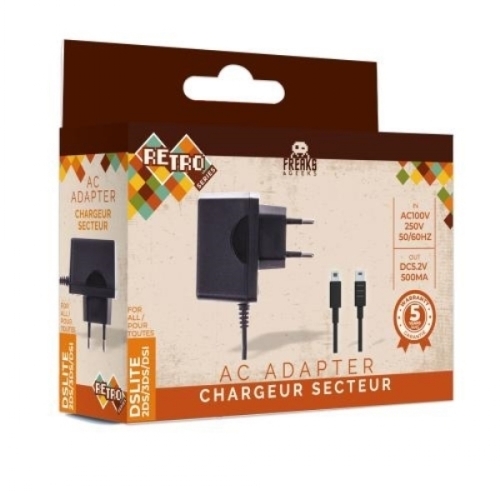 Chargeur secteur NEW3DSXL/ NEW3DS/ 2DS/ 3DS/ 3DS XL/ DSi/ DSi XL/ DS Lite NEUF